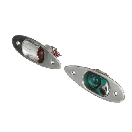 Seachoice Flush Mount Stainless Steel Sidelights (Sold as Pair)