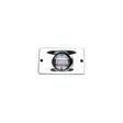 Seachoice 05361 Transom Light With Stainless Steel Flange, Rectangular