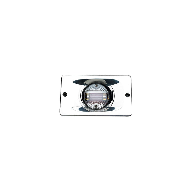 Seachoice 05361 Transom Light With Stainless Steel Flange, Rectangular