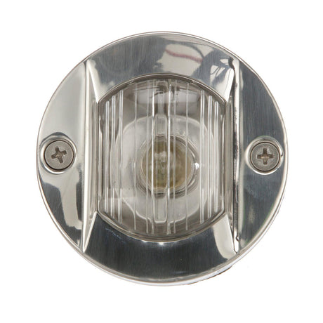 Seachoice 05381 Transom Light With Stainless Steel Flange, Round