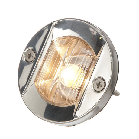 Seachoice 05381 Transom Light With Stainless Steel Flange, Round
