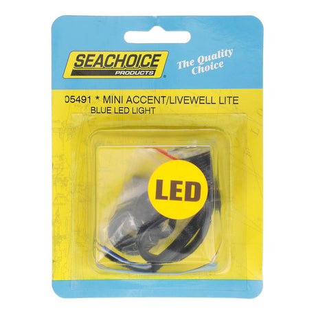 Seachoice 05491 LED Mini Accent Livewell Light, Blue