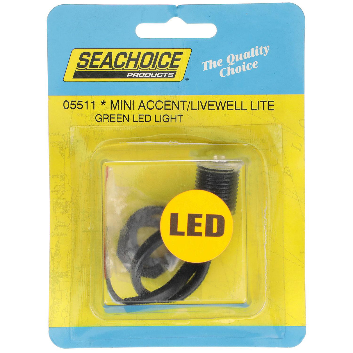 Seachoice 05511 LED Mini Accent Livewell Light, Green