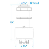 3 Position Heavy Duty Ignition Starter Switch