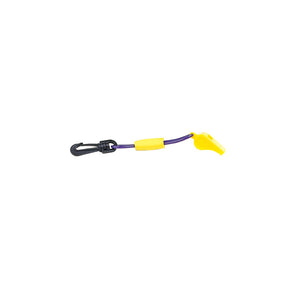 Seachoice 11727 Yellow Whistle On Purple Floating Key Chain