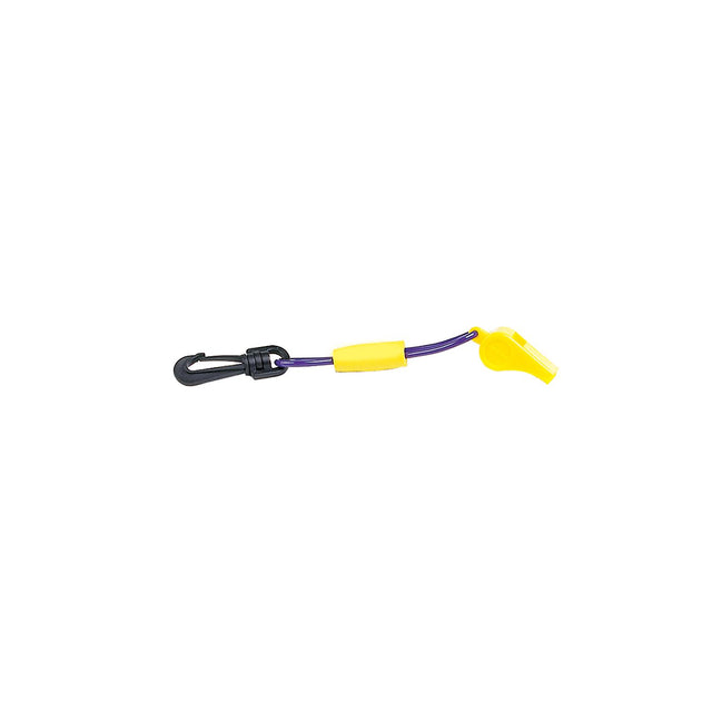Seachoice 11727 Yellow Whistle On Purple Floating Key Chain