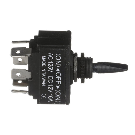 Seachoice 3 Position Toggle Switch, Black Plastic Paddle Mom. On/Off/Mom. On
