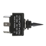 Seachoice 3 Position Toggle Switch, Black Plastic Paddle Mom. On/Off/Mom. On