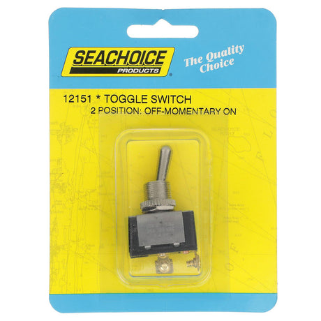 Seachoice 2 Postion Toggle Switch With 2 Screw Terminals Off/Mom. On