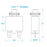Seachoice Push To Reset Circuit Breaker