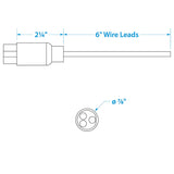 Seachoice 12V Trolling Motor Plug