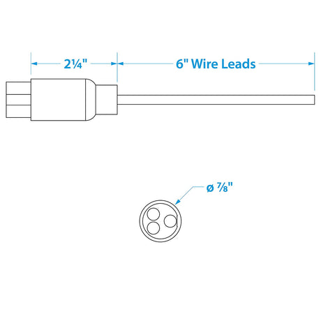 Seachoice 12V Trolling Motor Plug