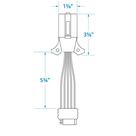 Seachoice 7 Way Trailer Connector