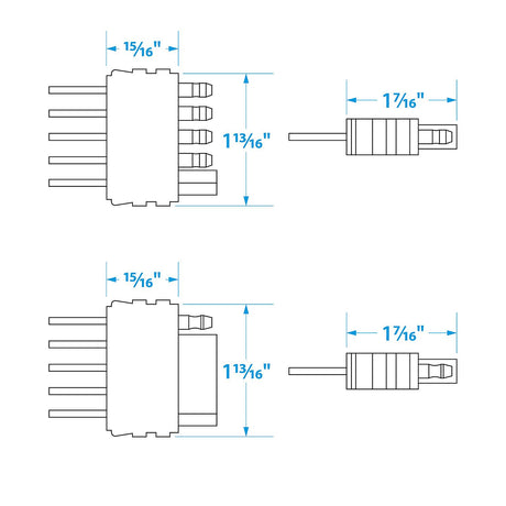 Seachoice 48" Trailer Wire Harness Extension
