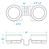 Seachoice 14521 12V Compact Electric Horn