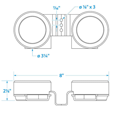 Seachoice 14521 12V Compact Electric Horn