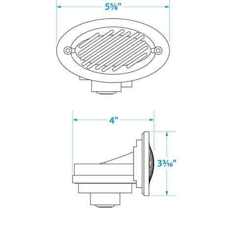 Seachoice 14571 12V Hidden Horn