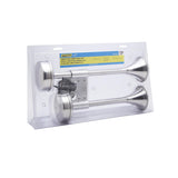 Seachoice 14623 Compact Dual Trumpet Electric Horn 12V Stainless Steel