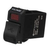 Seachoice 15079 Dual Socket USB with Voltmeter