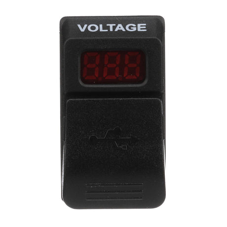 Seachoice 15079 Dual Socket USB with Voltmeter
