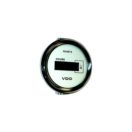Digital Hourrmeter White & Chrome