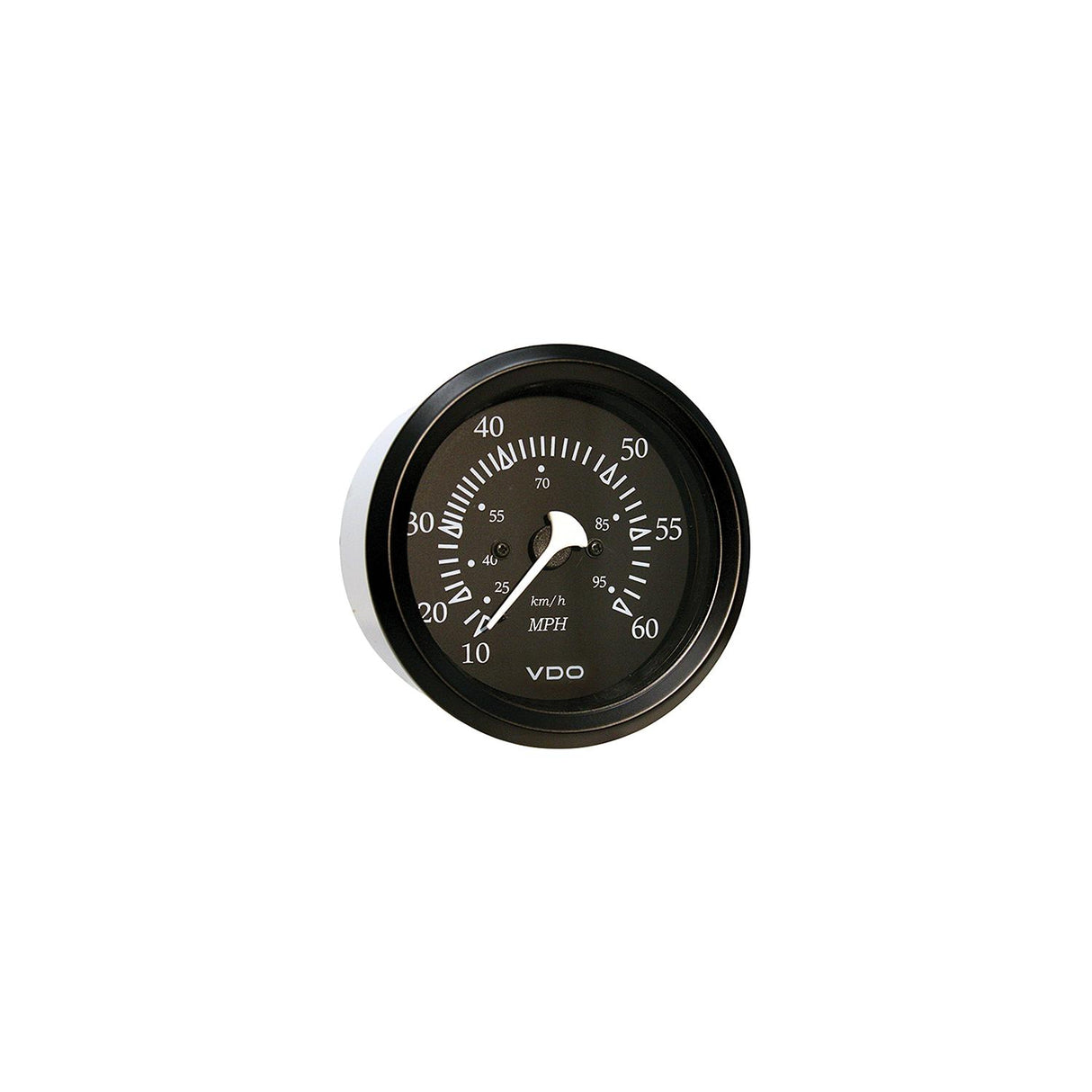 Seachoice 15231 Gauge, Black Bezel / Black Face, Speedometer