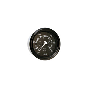 Seachoice 15231 Gauge, Black Bezel / Black Face, Speedometer