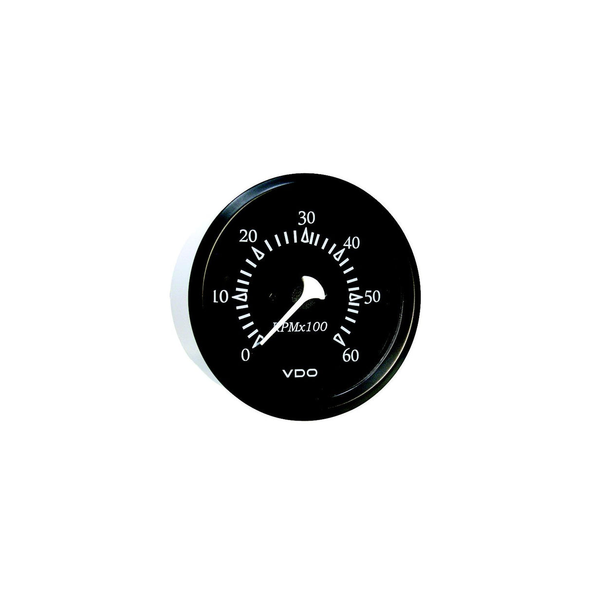Seachoice 15241 Gauge, Black Bezel / Black Face, Tachometer (Sterndrive)
