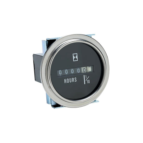 Seachoice 15301 Hour Meter With Stainless Steel Bezel