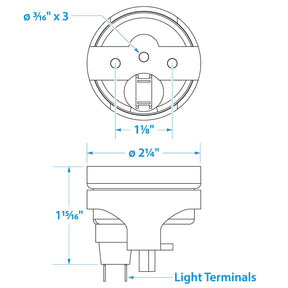 Seachoice 15501 Fuel Gauge Kit
