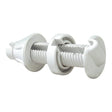 Seachoice 17991 Cable Thru Hull Fitting - White - 9/32" Slot, 1-1/2" Flange