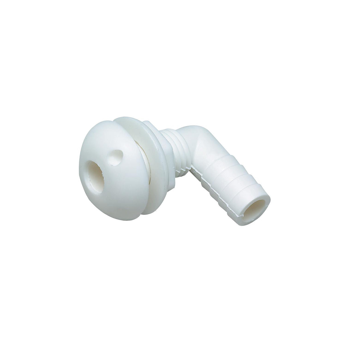 Seachoice 90 Degree Plastic Thru-Hull, White