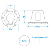 Seachoice Self Bailing Scupper