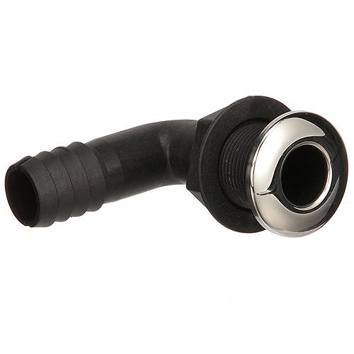 Seachoice 90 Degree Stainless Steel Covered Thru-Hull