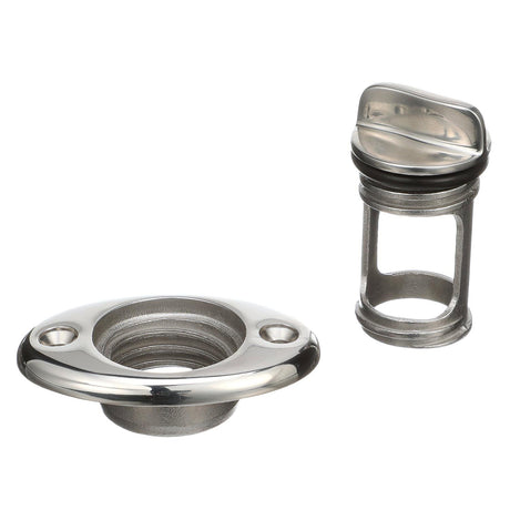 Seachoice 18661 Stainless Steel Garboard Drain and Plug