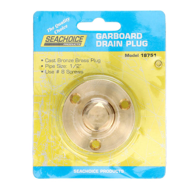 Seachoice Garboard Drain and Plug