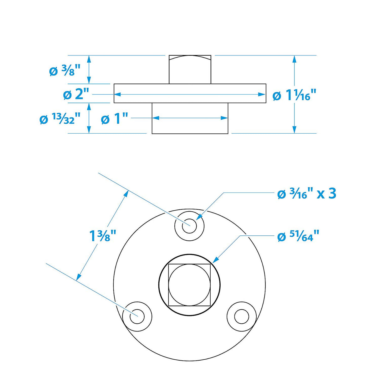 Seachoice Garboard Drain and Plug