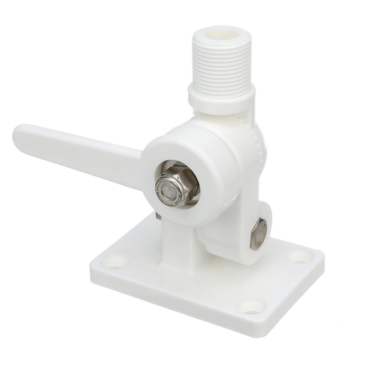 Seachoice 19501 Nylon Antenna Ratchet Mount, White