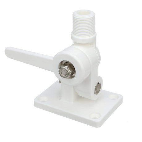 Seachoice 19501 Nylon Antenna Ratchet Mount, White