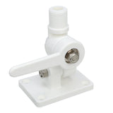 Seachoice 19501 Nylon Antenna Ratchet Mount, White