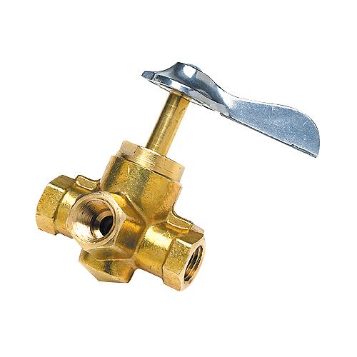 Seachoice Brass Three Way Fuel Line Valve