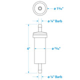Seachoice 21101 In-Line Fuel Filter