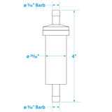 Seachoice 21111 In-Line Fuel Filter