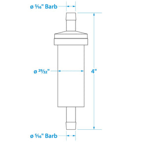 Seachoice 21111 In-Line Fuel Filter