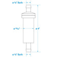 Seachoice 21121 In-Line Fuel Filter