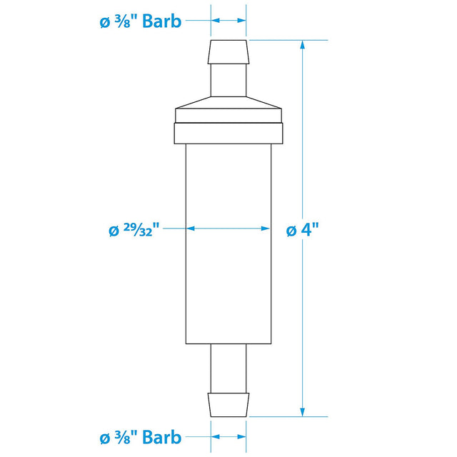 Seachoice 21121 In-Line Fuel Filter