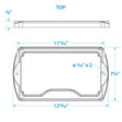 Seachoice Premium Battery Tray With Stainless Steel Hold Down Rods