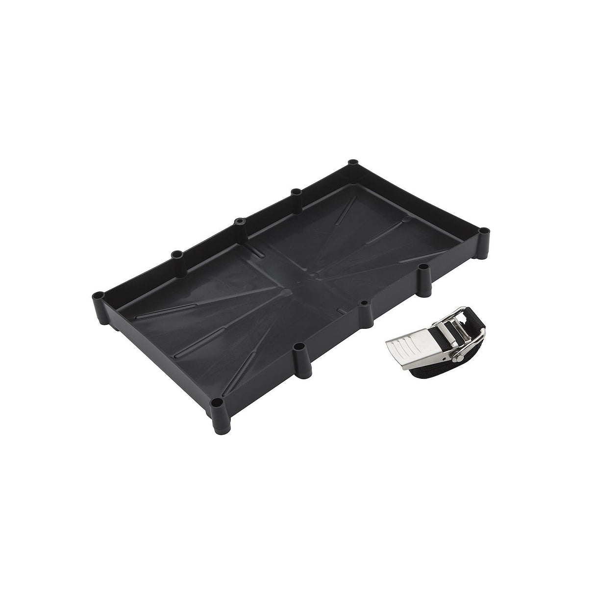 Seachoice 22013 Battery Tray w/Strap & Stainless-Steel Buckle, 24/cs