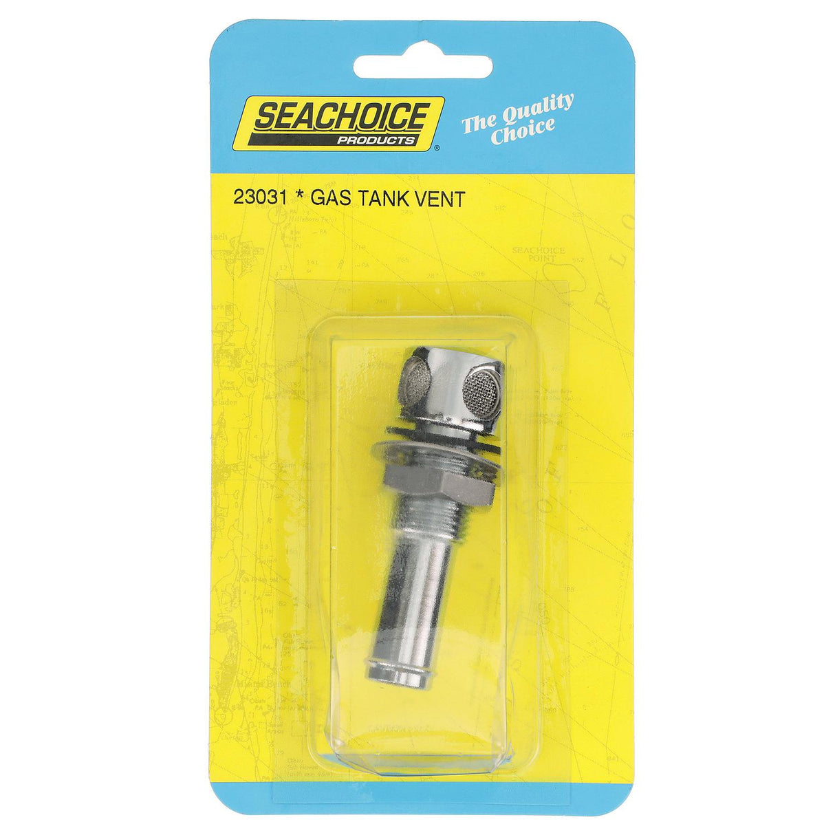 Seachoice Thru-Hull Vent For 9/16" or 5/8" Hose, Chrome Plated