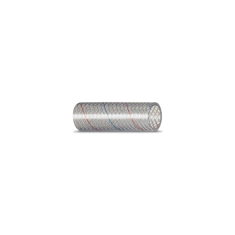 Seachoice 23541 Clear Reinforced PVC Tubing w/Red & Blue Tracer - 162 Series3/8" x 50'